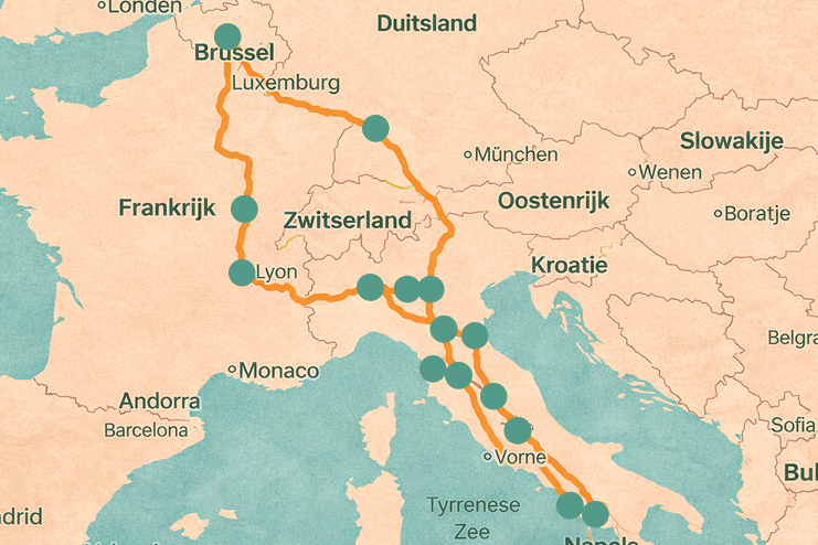 Route Italië 2022