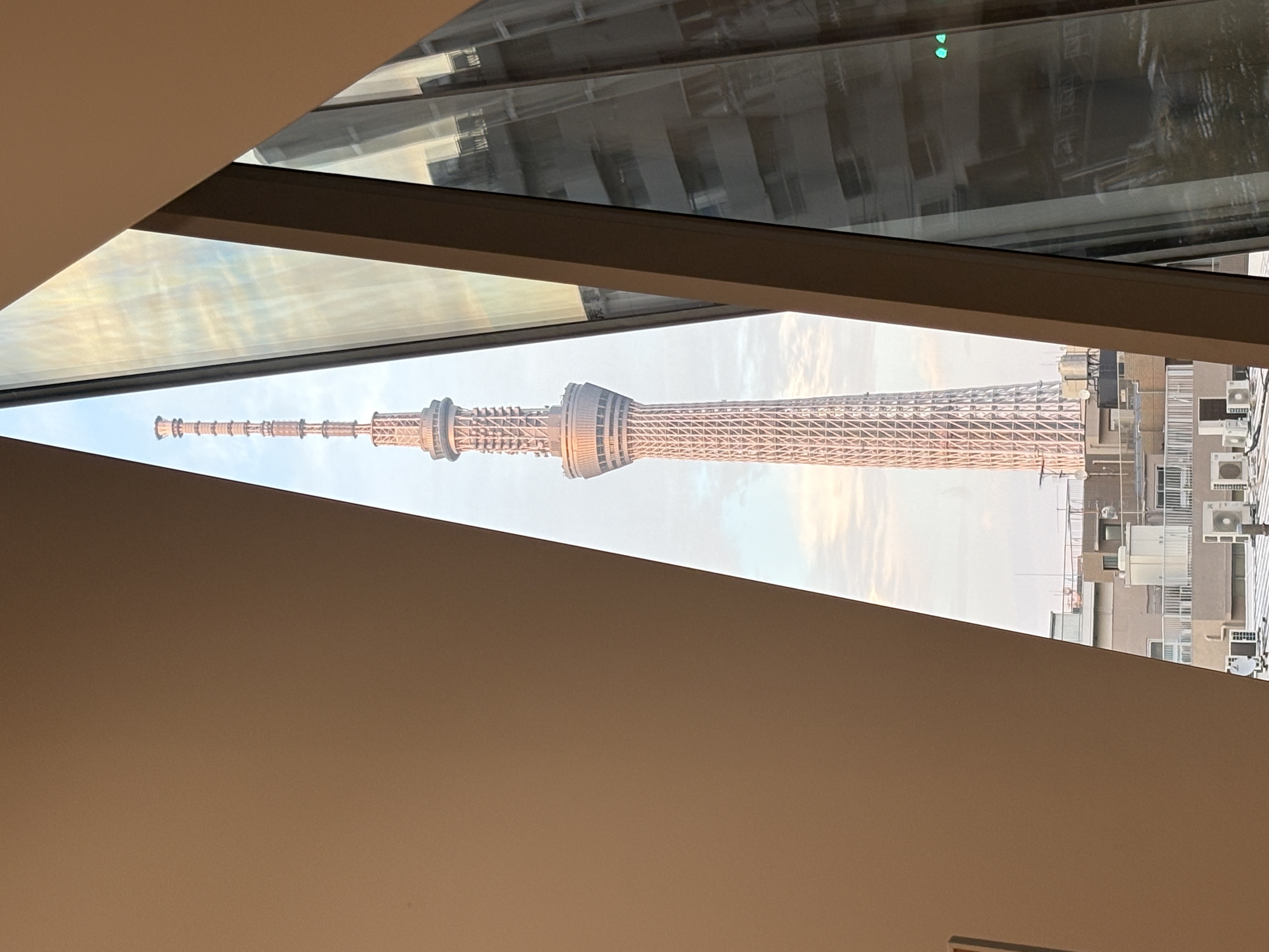 Tokyo skytree from Sumida hokusai museum